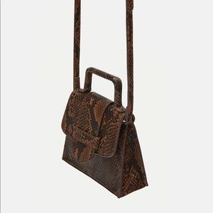 Zara snakeskin mini bag
